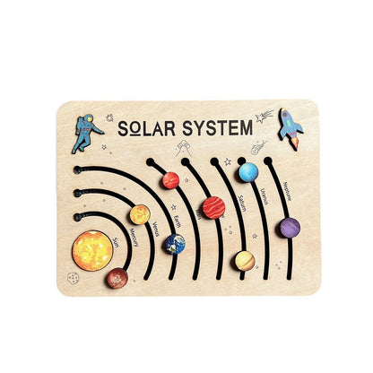 Solar System Wooden Educational Puzzle Toy