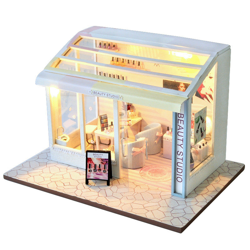 Children's Creative Hand-assembled Shop Model Toys