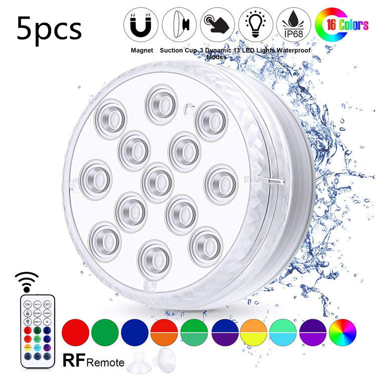 Led Submersible Light Waterproof Underwater Bath Lamp