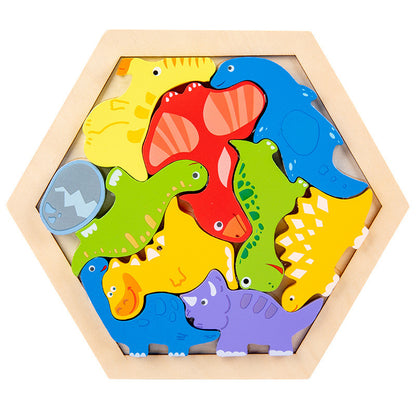 Children's Animal Fruit Creative Three-dimensional Puzzle Educational Toy