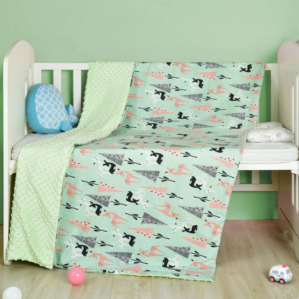 Cotton Cartoon Baby Comfort Blanket