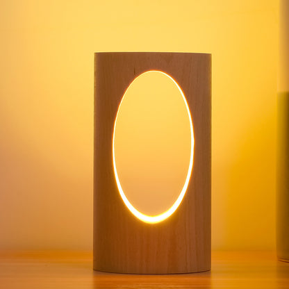 Solid Wood LED Reading Lamp