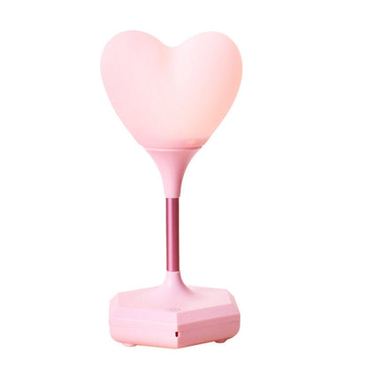 pink heart shaped night lamp