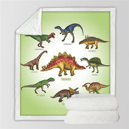 Kids Dinosaur Soft Blanket