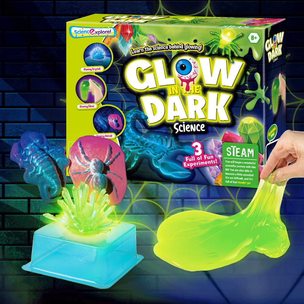 Glow in the dark experiment box