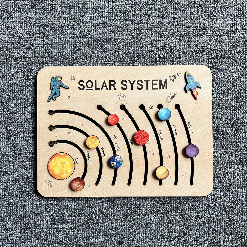 Solar System Wooden Educational Puzzle Toy