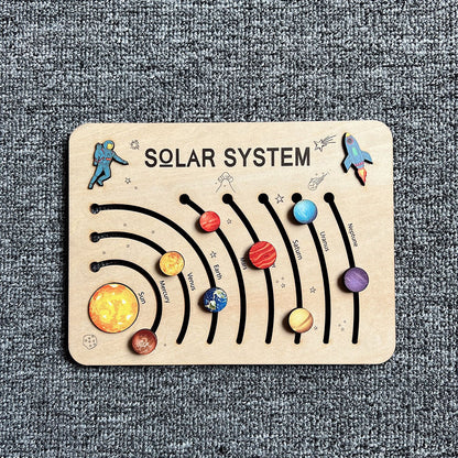 Solar System Wooden Educational Puzzle Toy