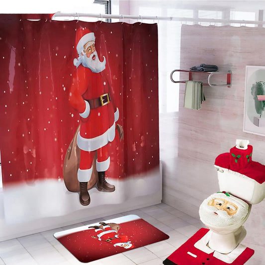 Merry Christmas Bathroom Decoration Set