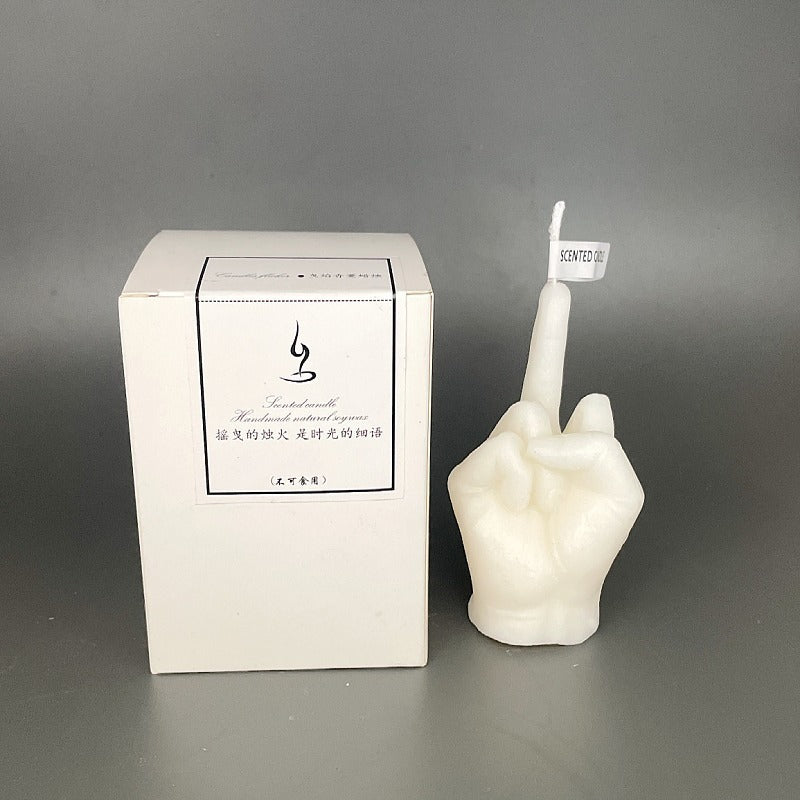 Creative And Funny Finger Shaped Fragrant Candles