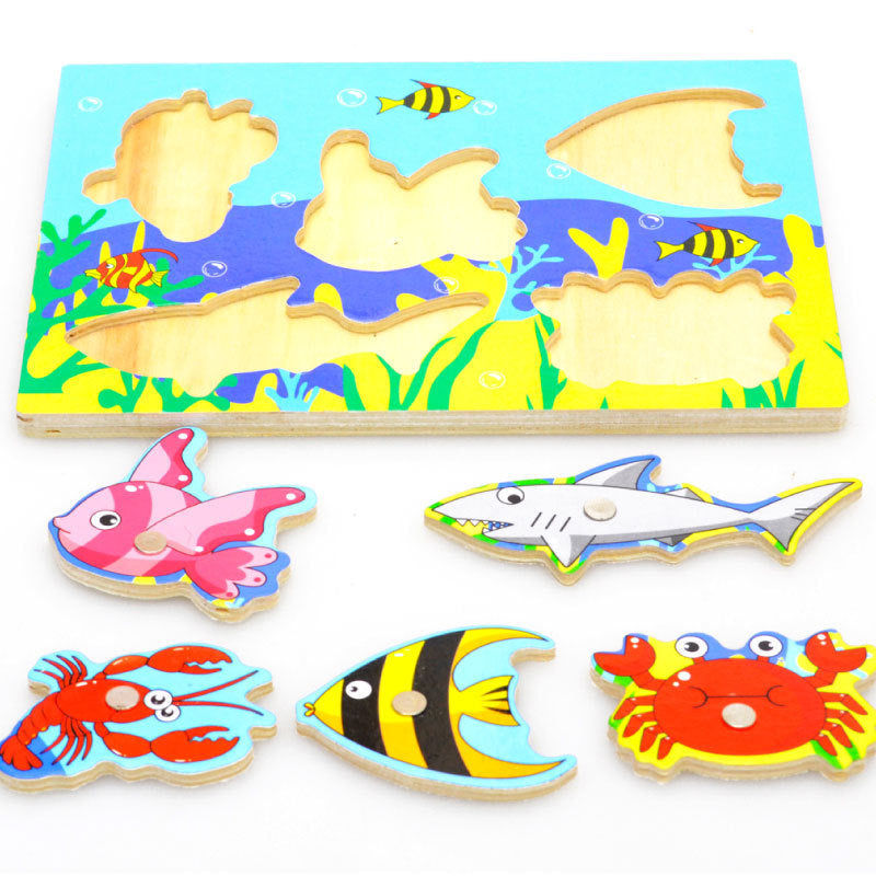 Jigsaw Fishing Board Puzzle Toy