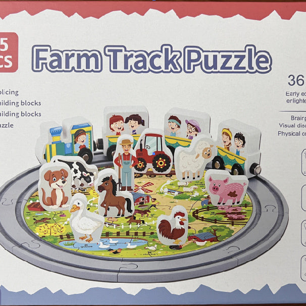 Farm Track Puzzle 45pcs