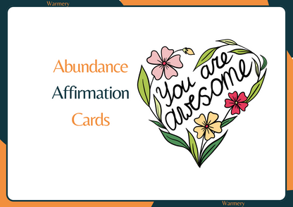 Abundance Affirmation Digital Cards