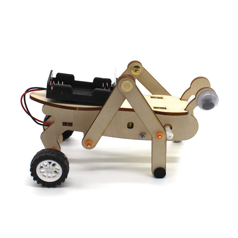 Ant Shape Robot Science Experiment Toy on the white background facing right