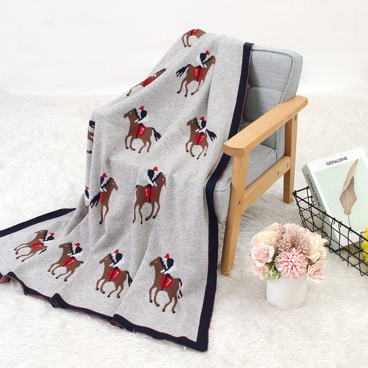 Baby Blankets Soft Stroller Sleeping Covers on a chair