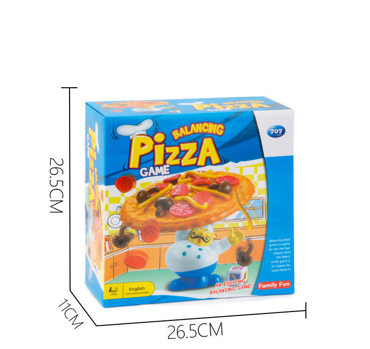 Balancing Pizza Board Game display box