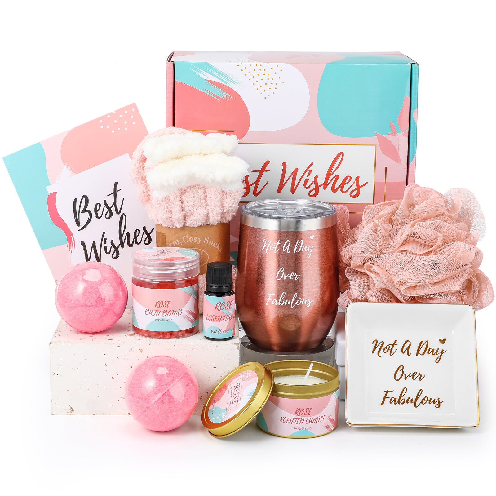 Bath Salt Explosion Gift Sets with all products displayed