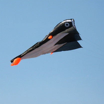 Black and White Dolphin Kite