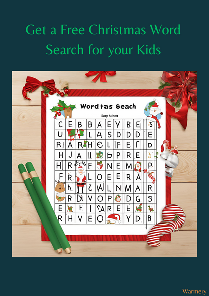 Free Christmas Word Search Template