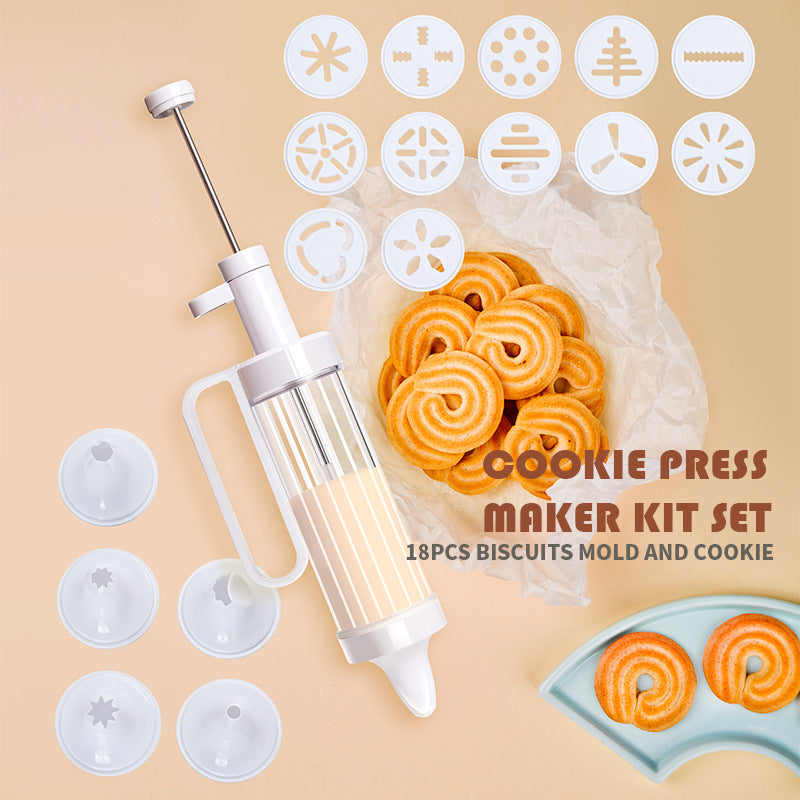 Cookie press maker kit set