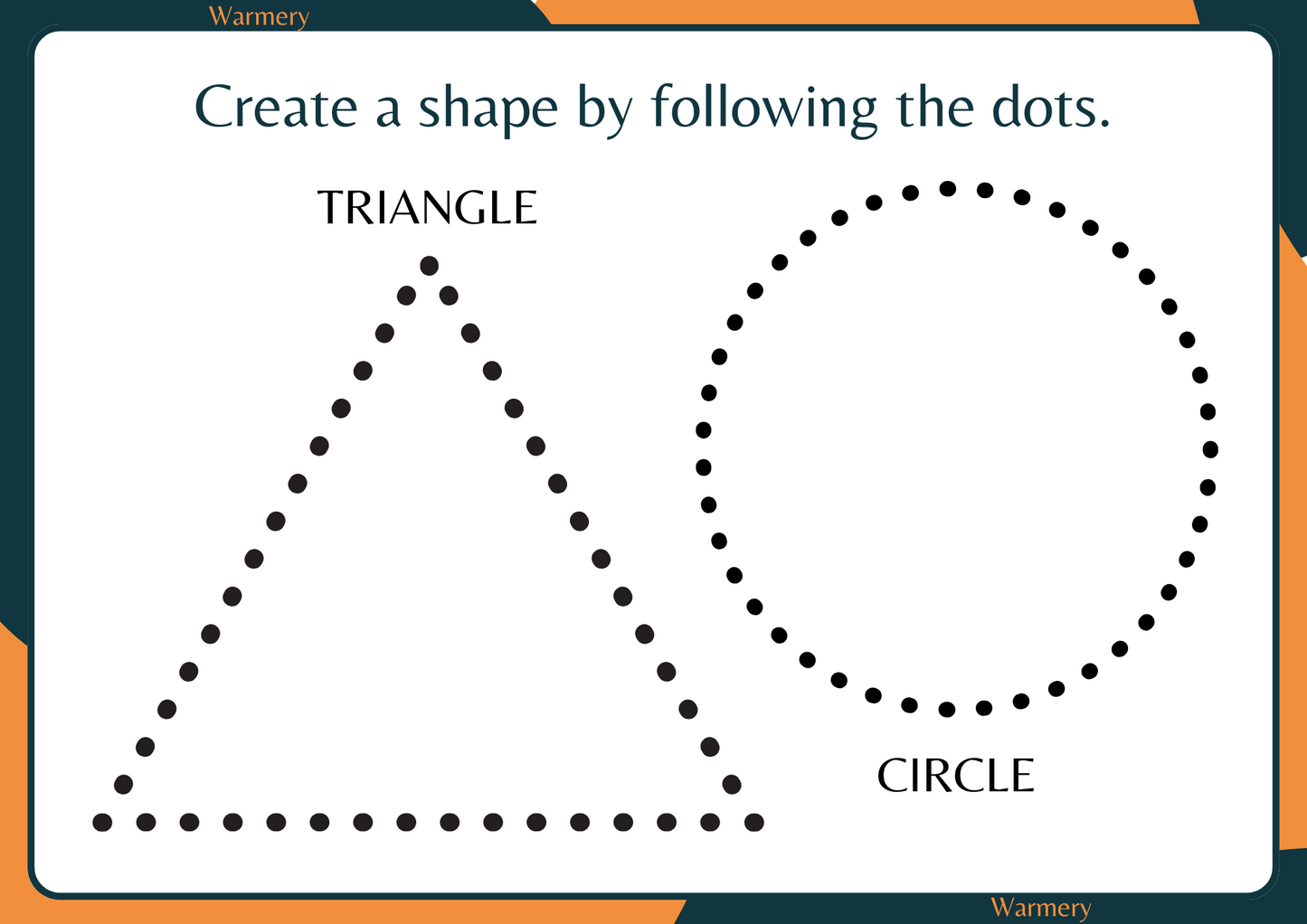 Follow the dots_1 digital template