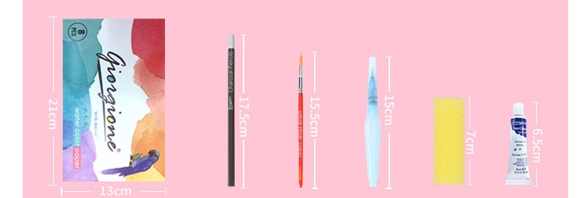 Giorgione Art supplies Tap Powder Pen  products measurements