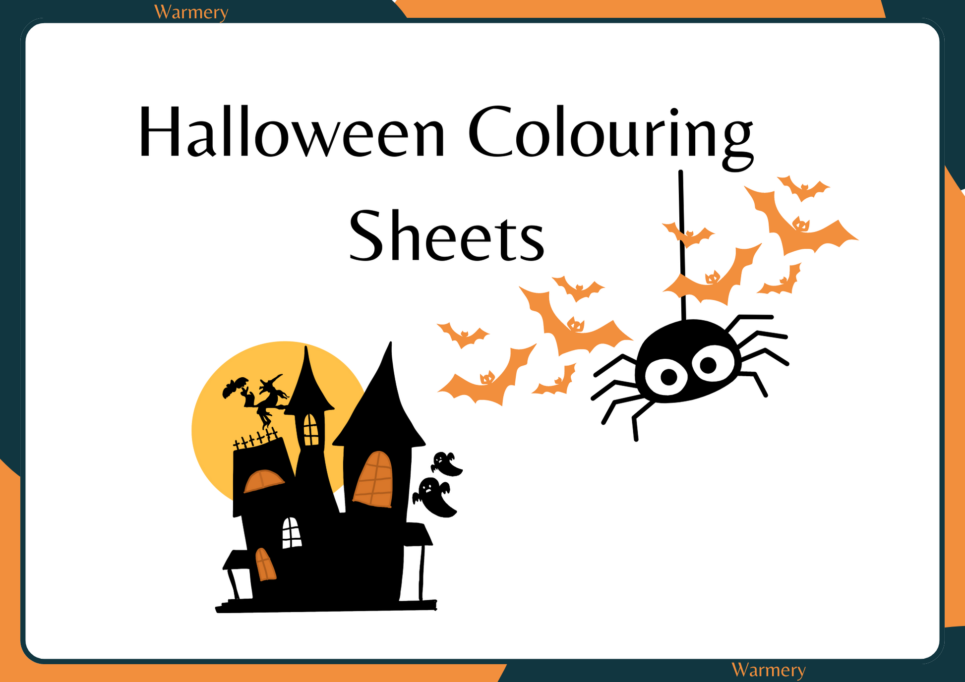 Halloween Digital Colouring Sheets