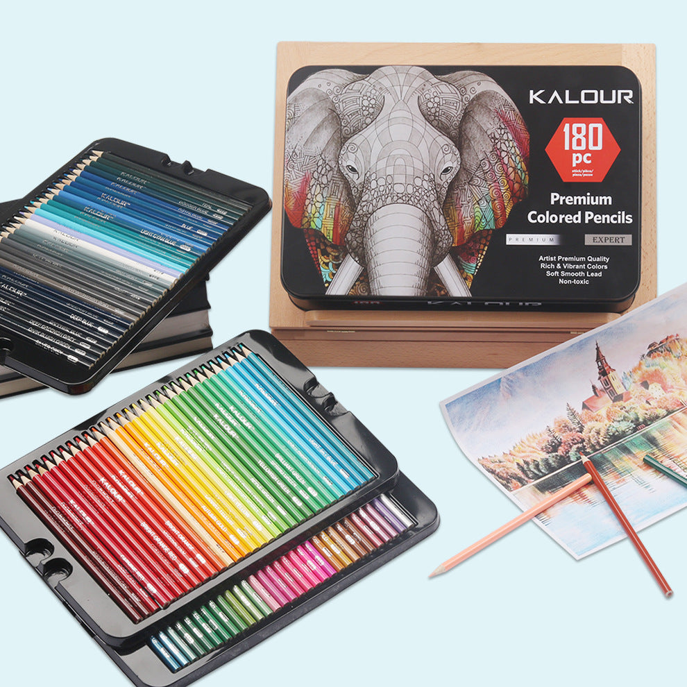 180 Colour Pencil Drawing Set