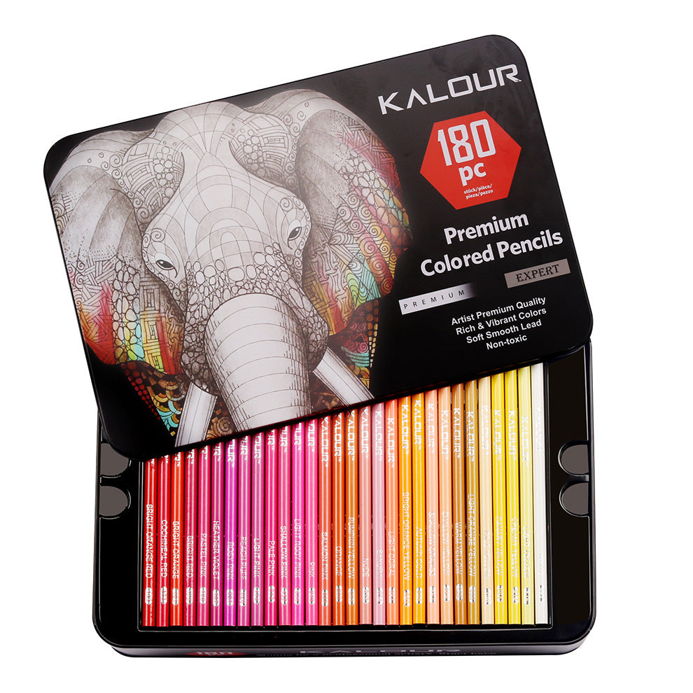 180 Colour Pencil Drawing Set