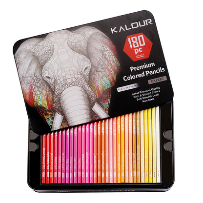 180 Colour Pencil Drawing Set