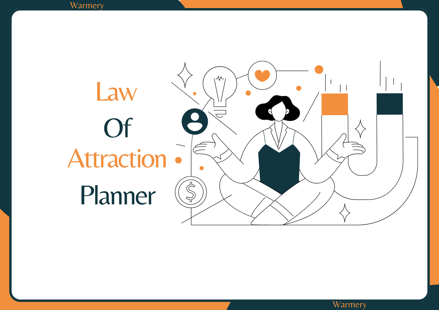 Law of Attraction Planner for Busy Moms Cover