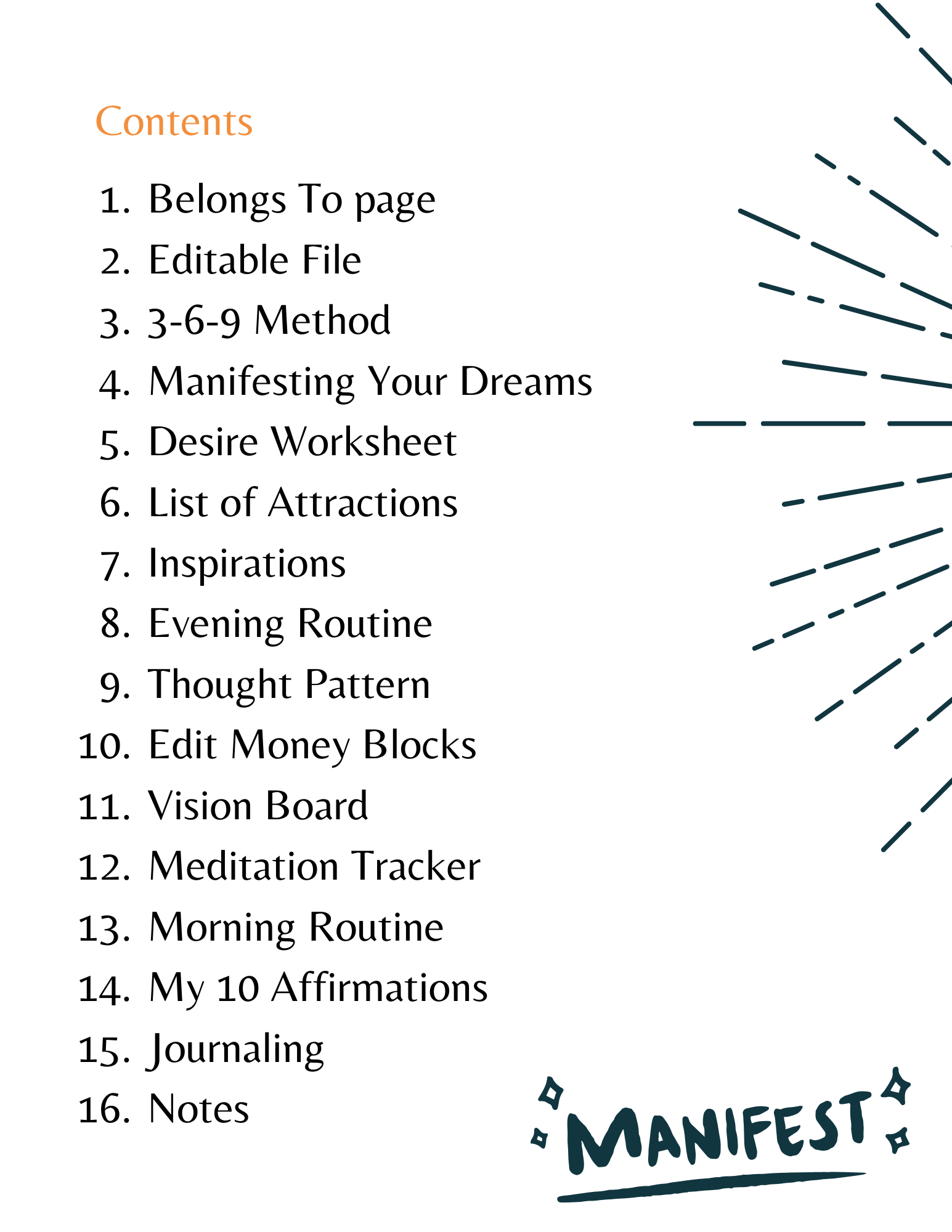 Manifestation_Journal_Contents