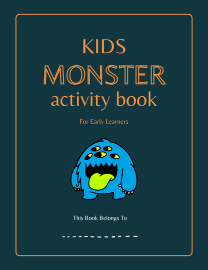 Monster_Activity_Cover Digital Template