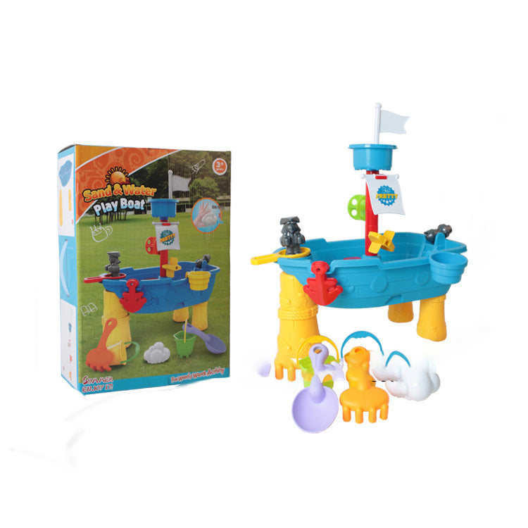Outdoor Sand and Water Play Table for Kids with packaging