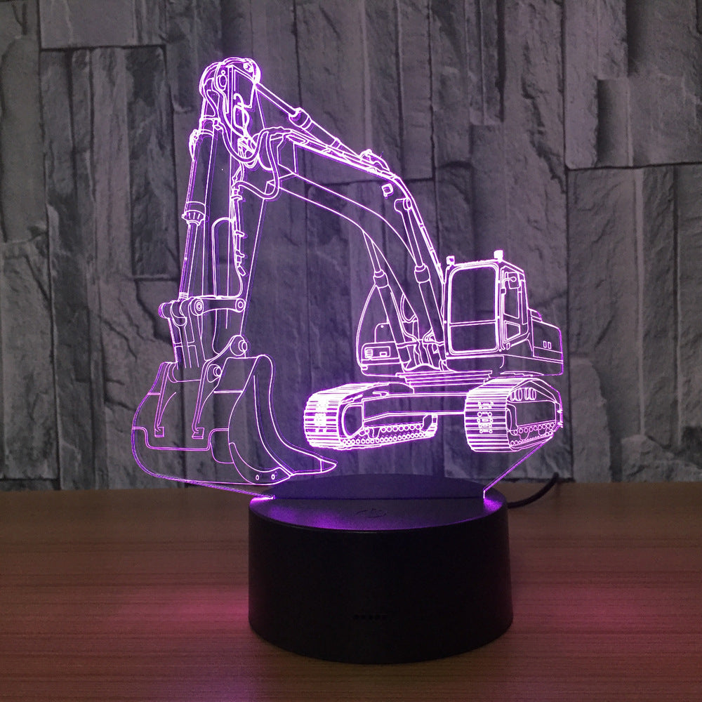 3d Digger Night Light for Kids