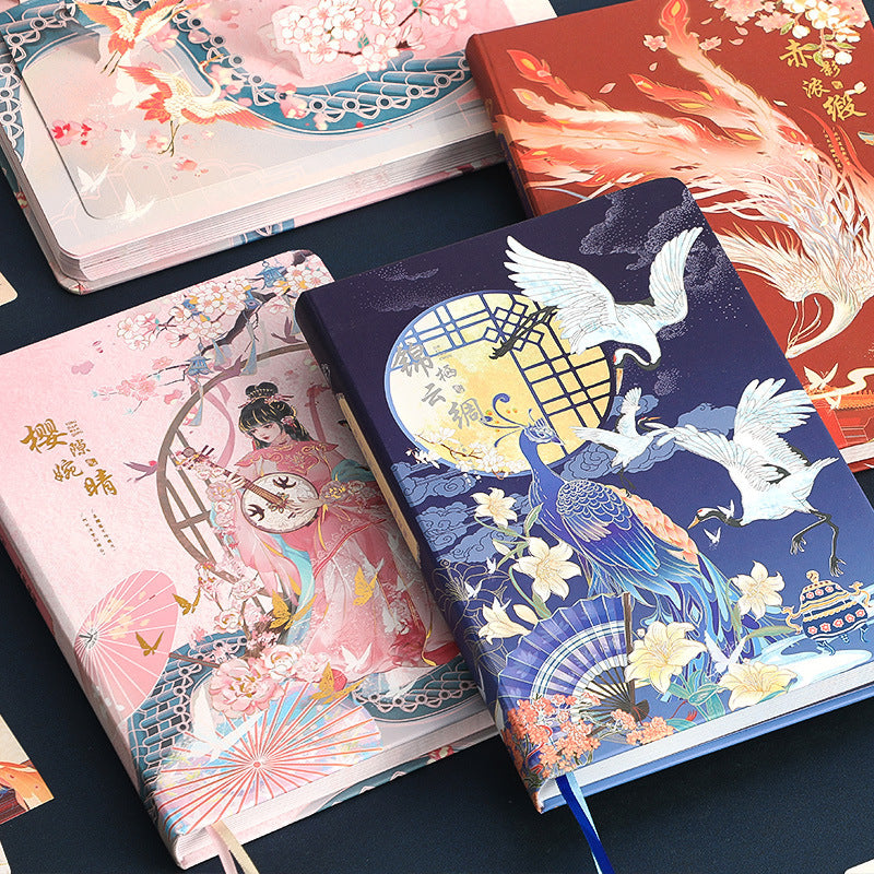 Pink and Blue Asian Theme Journaling Gift Set