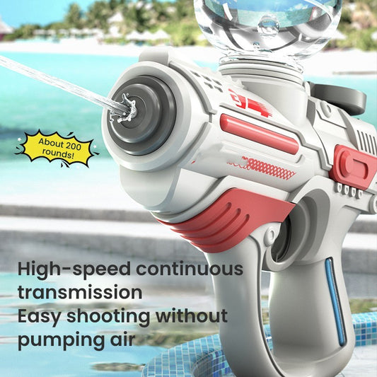 Red High-Tech Automatic Water Gun