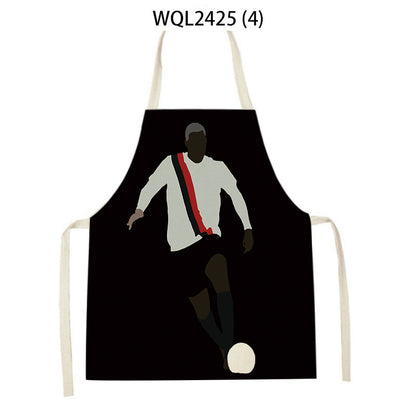 WQL2425 minimalist kitchen apron on a woman