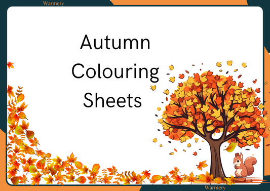 Warmery Autumn Colouring Digital Sheets