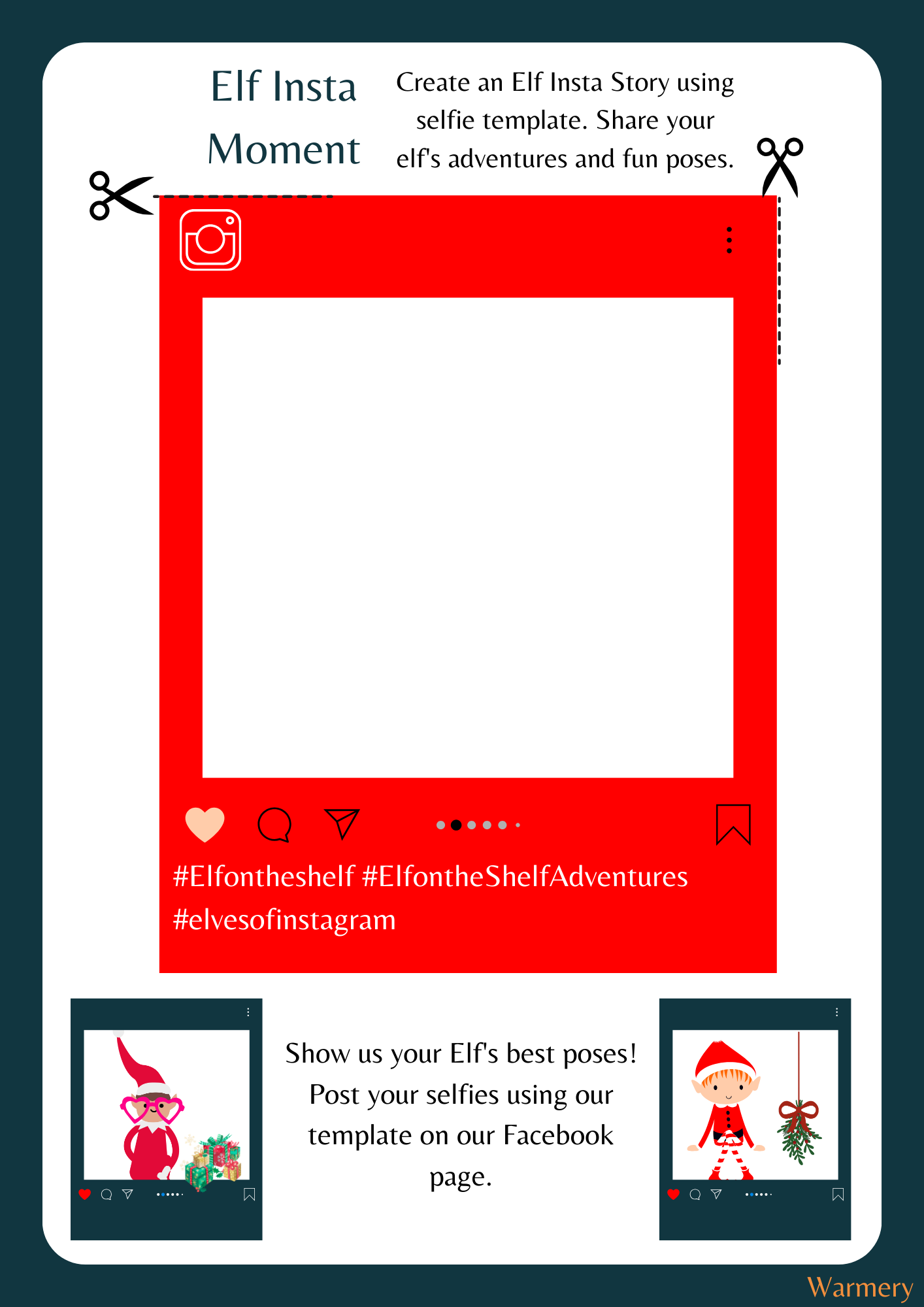 Warmery Elf Insta Moment Template