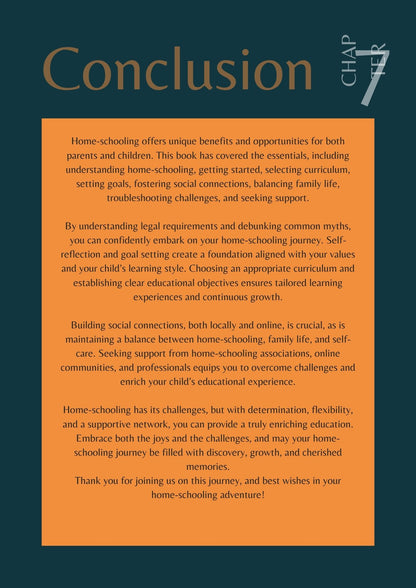 Warmery Home Schooling Ebook Conclusion