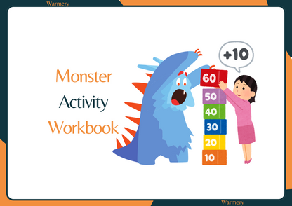 Warmery Monster Themed Activity Workbook