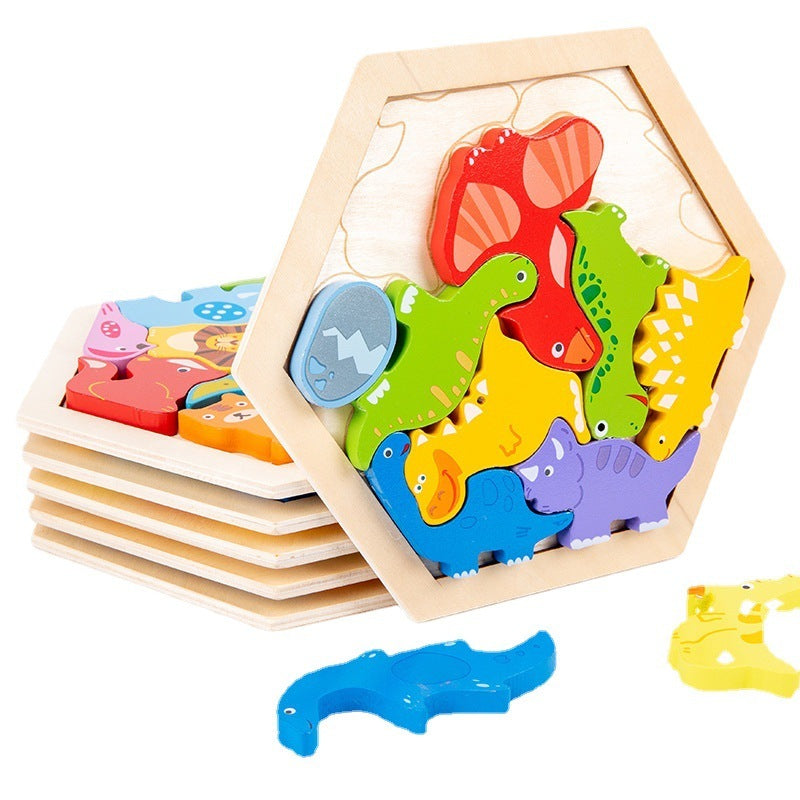 Children's Animal Fruit Creative Three-dimensional Puzzle Educational Toy