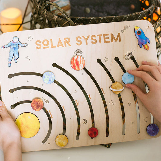 Solar System Wooden Educational Puzzle Toy