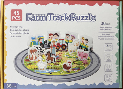 Farm Track Puzzle 45pcs