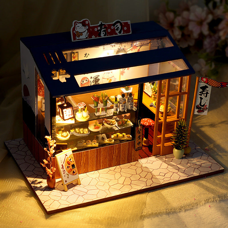 Children's Creative Hand-assembled Shop Model Toys