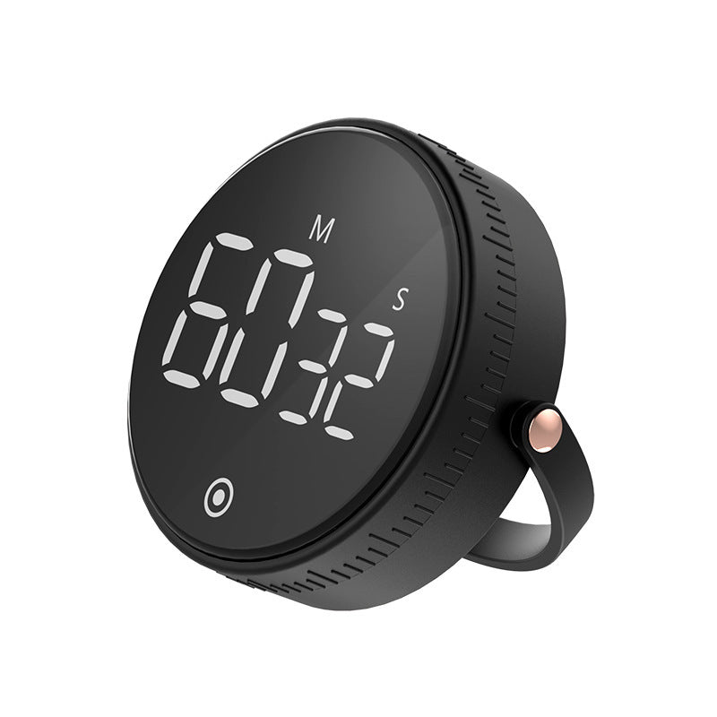 black digital kitchen timer