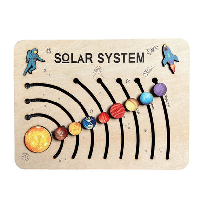 Solar System Wooden Educational Puzzle Toy