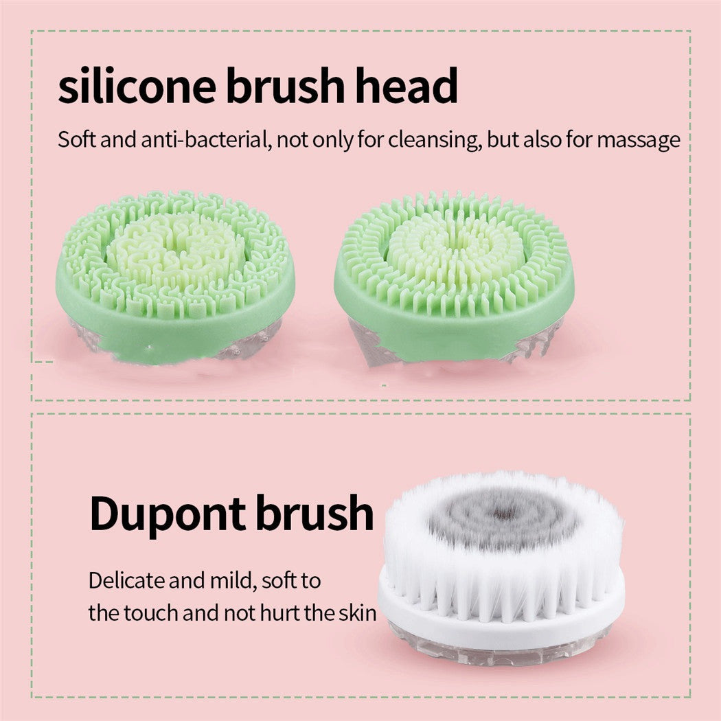 3-in-1 Multifunctional Silicone Face Neck Eye Skin Massager Facial Cleanser