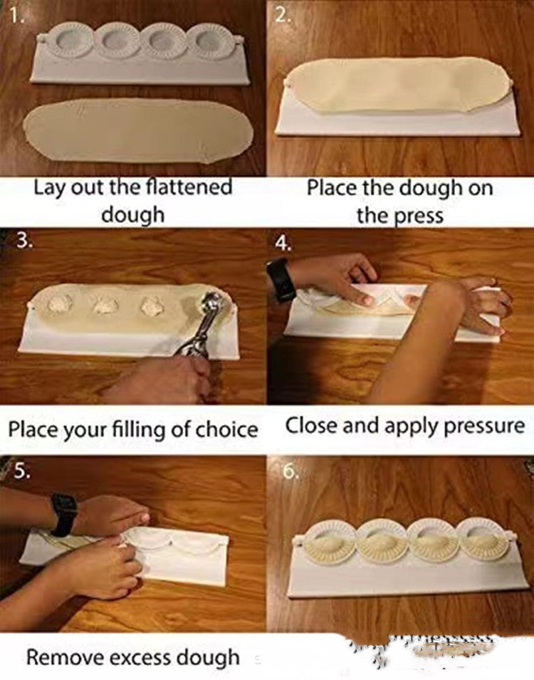 instructions on how to use a dumpling mould