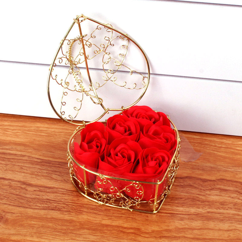 red rose flower box